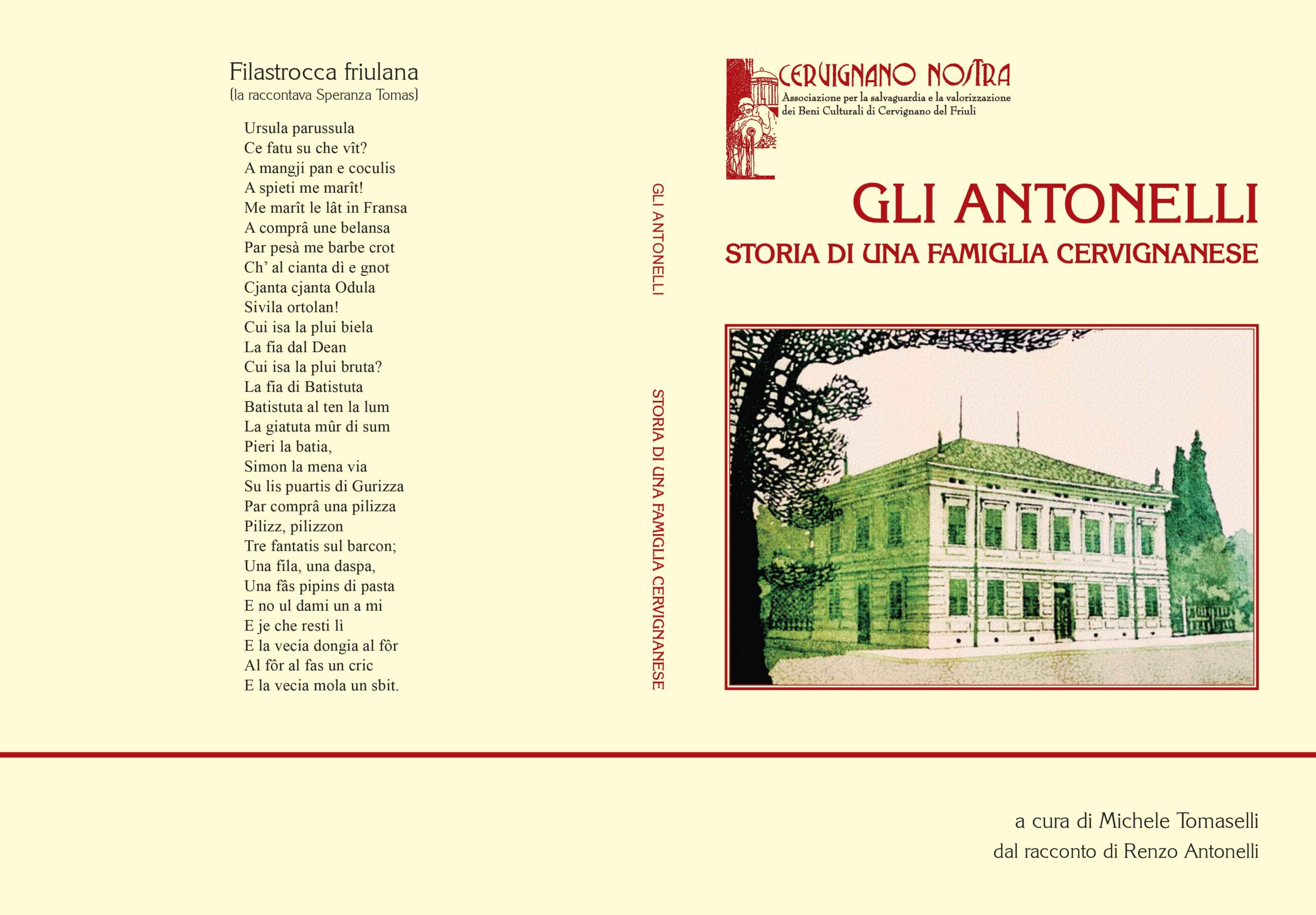 Gli Antonelli storia di una famiglia cervignanese